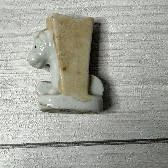 Vintage Dog Figurine Flower Vase Bud Planter Collectible Puppy Decor - Picture 5 of 10